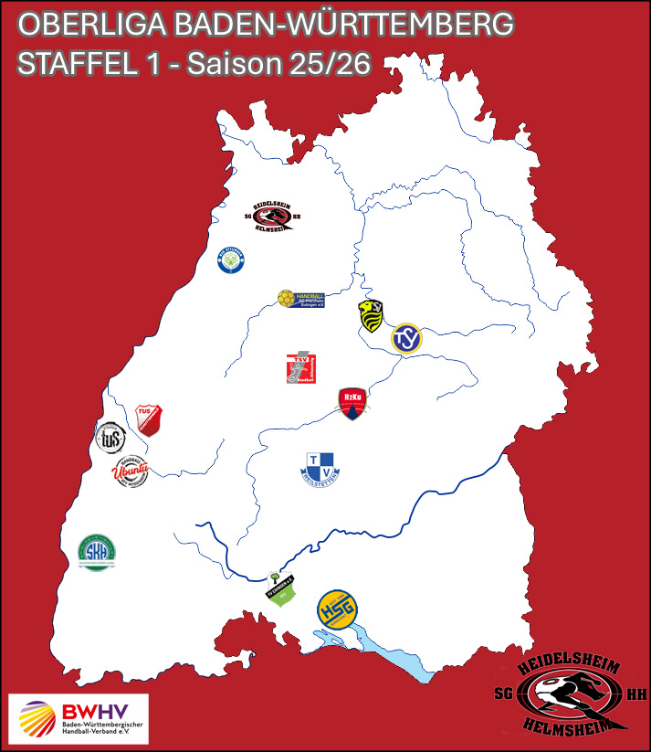 Die Staffeleinteilung 2025/2026 in der Oberliga Baden-Württemberg steht fest